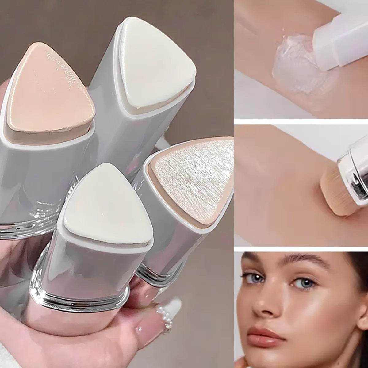 Changes Color- Base/Iluminador em bastão que se adapta à cor da pele