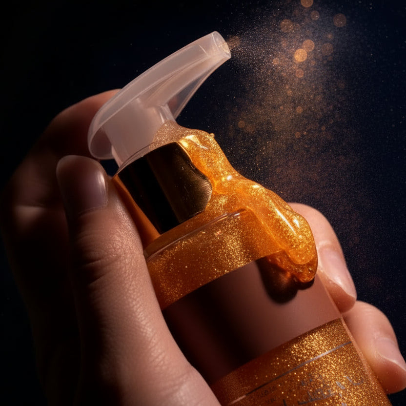 Body Splash Iluminador de Glow Dourado- FF Iluminée