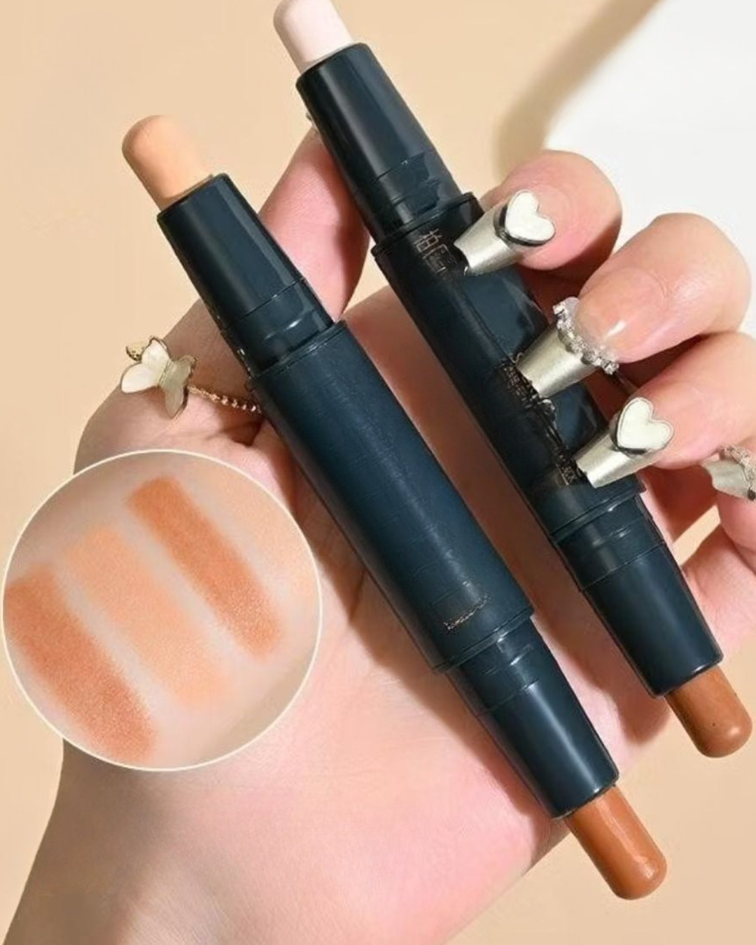 GlouUp Duo- Bastão de Contorno e Iluminação 2 em 1