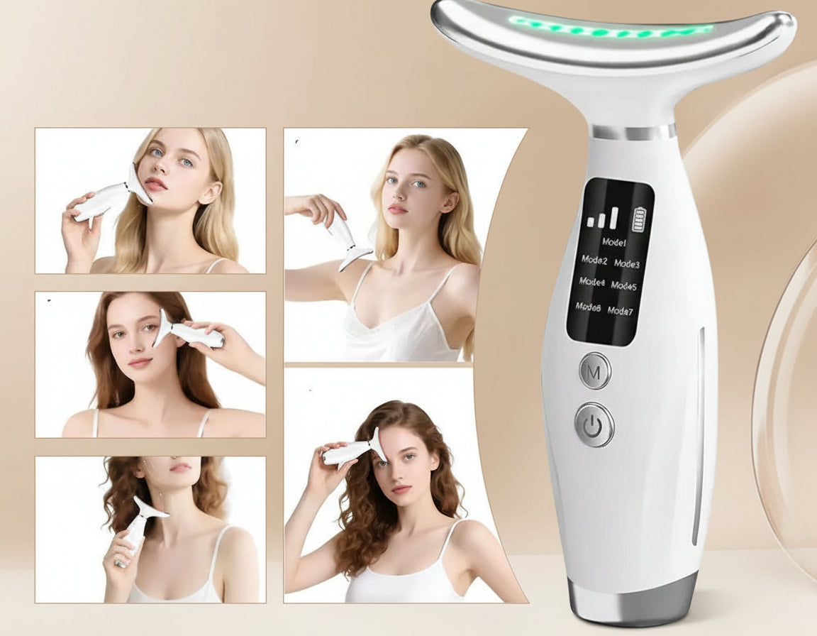 Massageador Facial LumiDerma LED-PROMOÇÃO