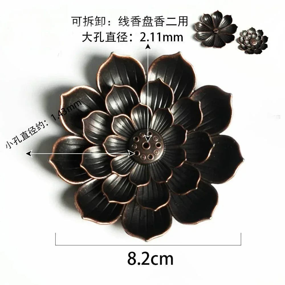 Porta Incenso Flor de Lótus