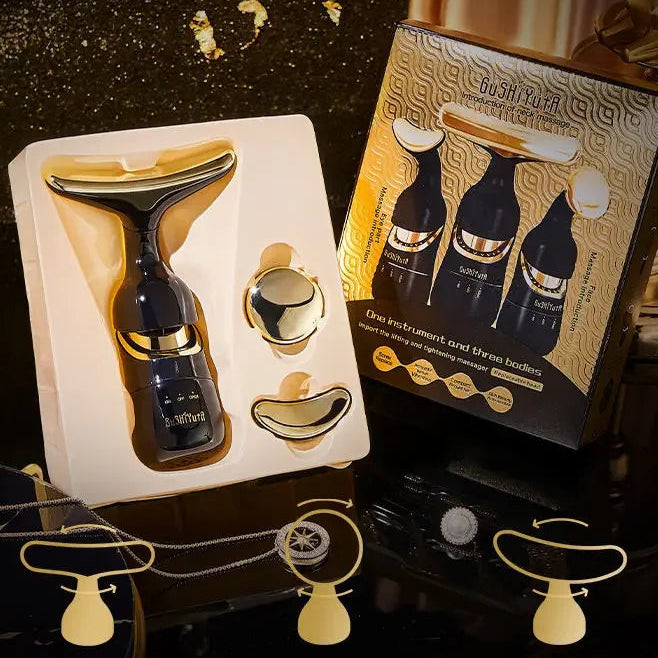 Massageador facial 3 em 1