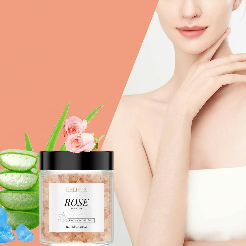 Rose Sal de Banho Esfoliante