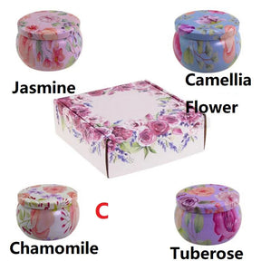 Velas Aromáticas Vintage em Caixa de Ferro