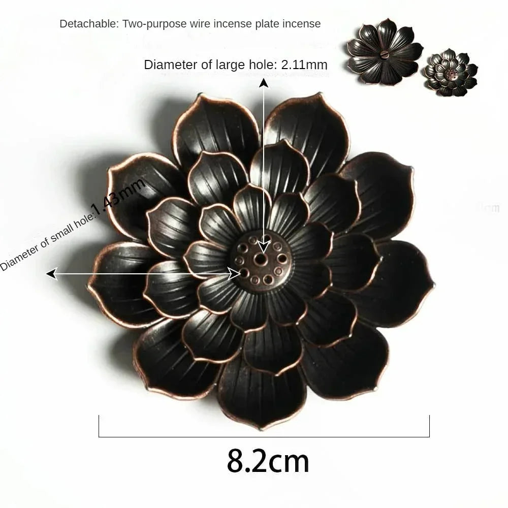 Porta Incenso Flor de Lótus