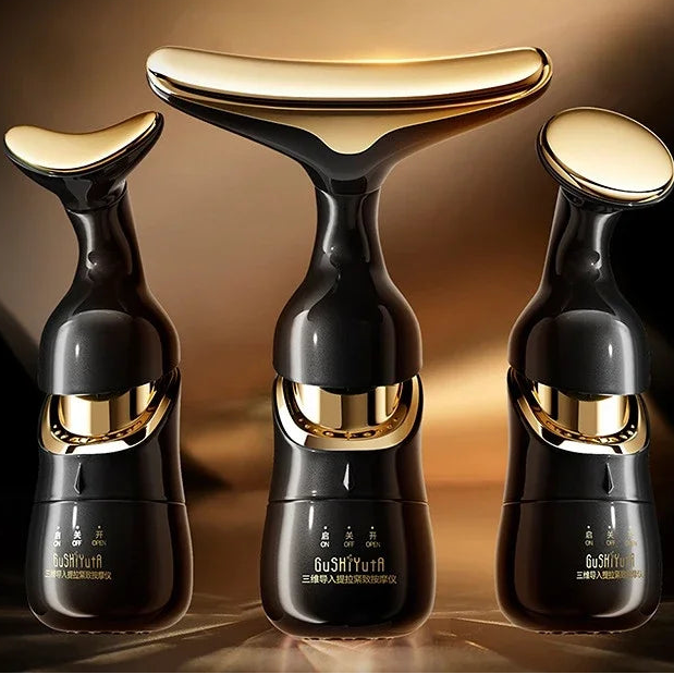 Massageador facial 3 em 1