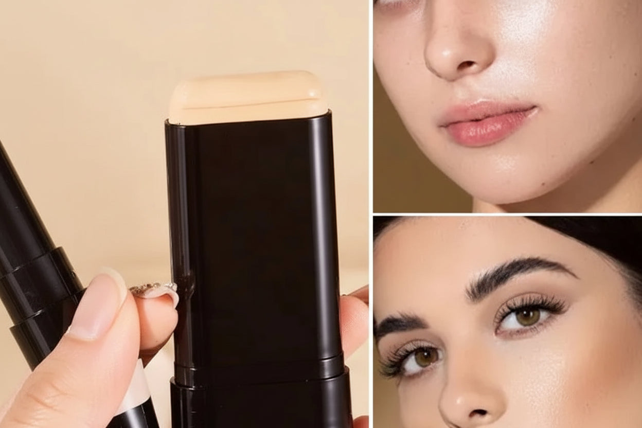 Base corretivo em bastão para correção da pele-Second Skin - Promoção por tempo limitada